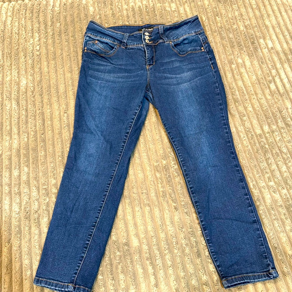 WBB Royalty dark wash skinny jeans